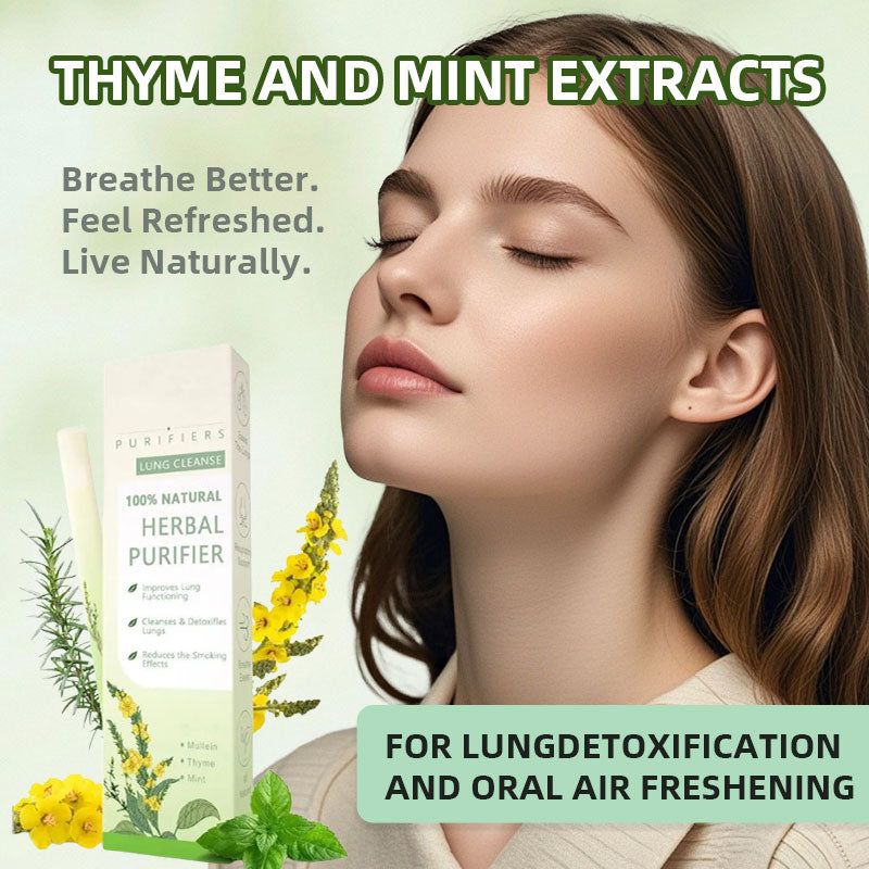 Breathe Skavix™ Mullein Relaxation Stick – Soothes Lungs, Detoxifies, Freshens Breath