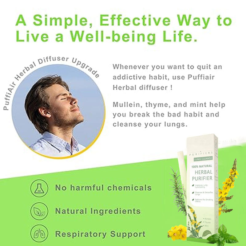 Breathe Skavix™ Mullein Relaxation Stick – Soothes Lungs, Detoxifies, Freshens Breath